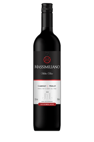 Vinho Massimiliano Assemblage Tinto Demi-sec Cabernet e Merlot 750 ml